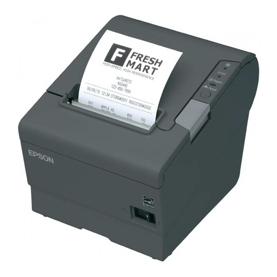 Epson TM-T88VI Manuel D'utilisation
