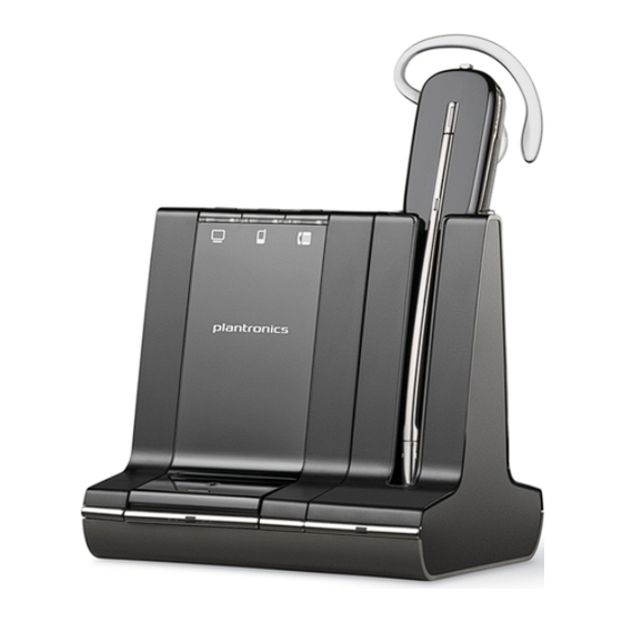 Plantronics Savi W740-M Guide D'utilisation