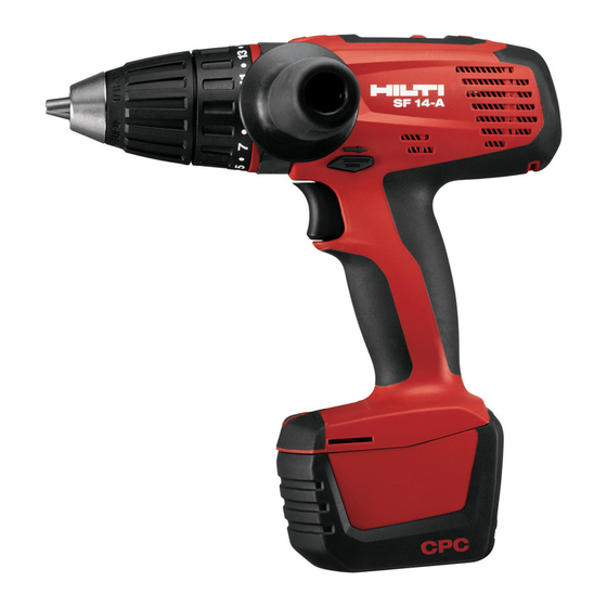 Hilti SF 14-A Mode D'emploi