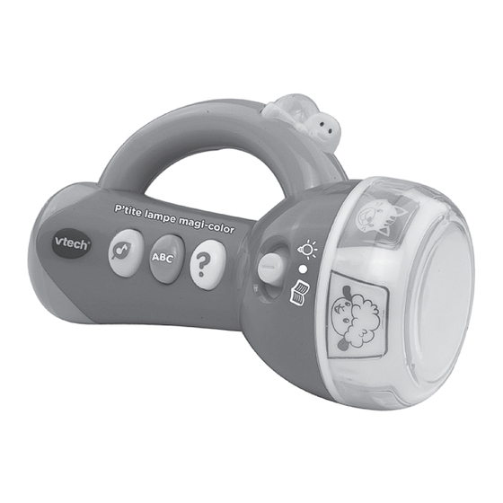 VTech P'tite lampe magi-color Manuel D'utilisation