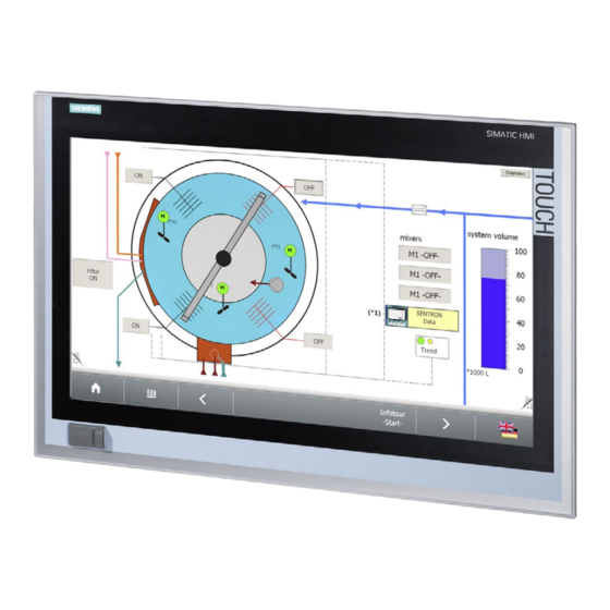 Siemens SIMATIC IPC677D Instructions De Service