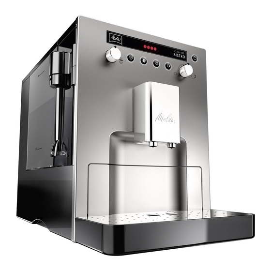 Melitta CAFFEO Guide D'utilisation