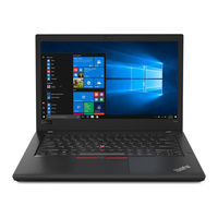 Lenovo ThinkPad T480 Guide D'utilisation