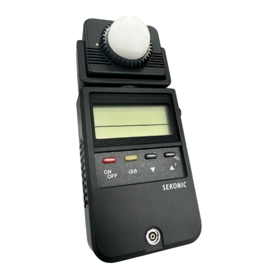 Sekonic DIGIFLASH L-458 Mode D'emploi