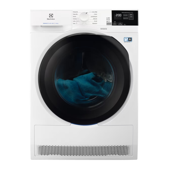 Electrolux EW8H4868SP Notice D'utilisation