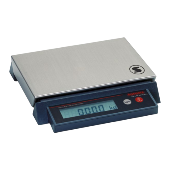 Soehnle Professional 9115 Mode D'emploi