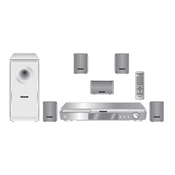 Panasonic SC-HT340 Mode D'emploi