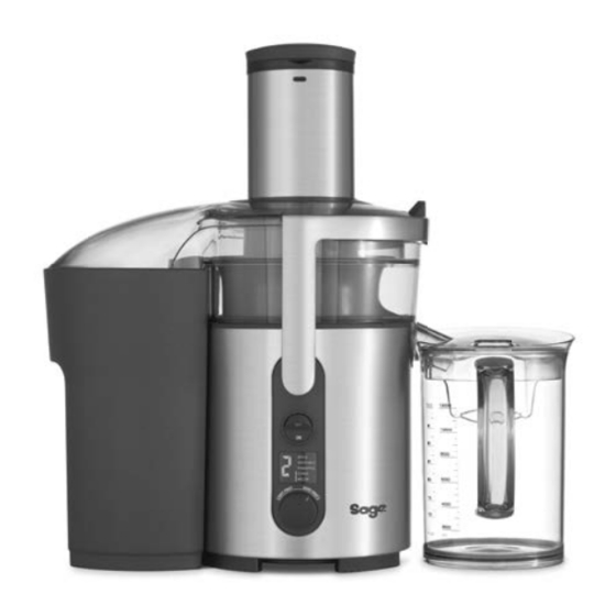 Sage Nutri Juicer Plus BJE520 Guide Rapide