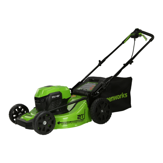 GreenWorks MO48L520 Manuel D'utilisation