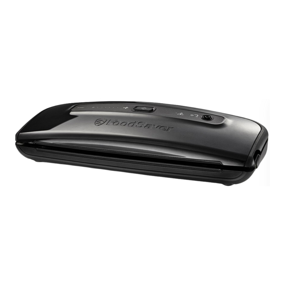 FoodSaver FFS001X Guide De Prise En Main