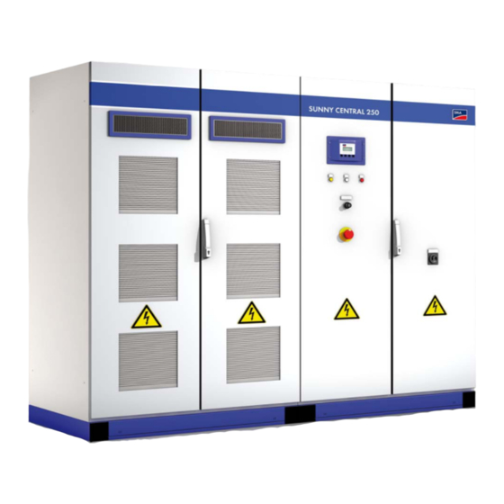 SMA Sunny Central 200 Instructions D'installation