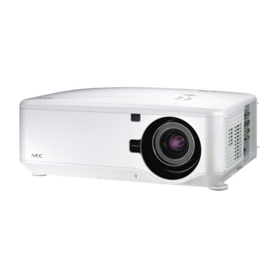 NEC NP4001 Manuel De L'utilisateur