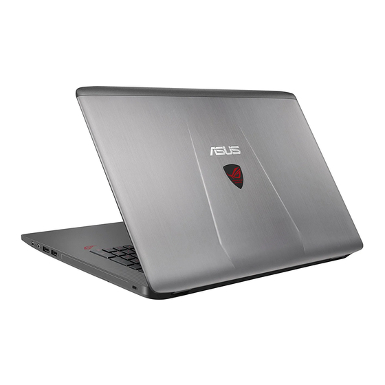 Asus ROG GL752VW Manuel Électronique