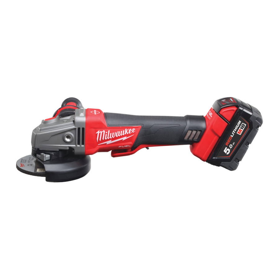 Milwaukee M18 CAG115XPDB Notice Originale