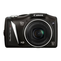 Canon PowerShot SX130 IS Guide D'utilisation