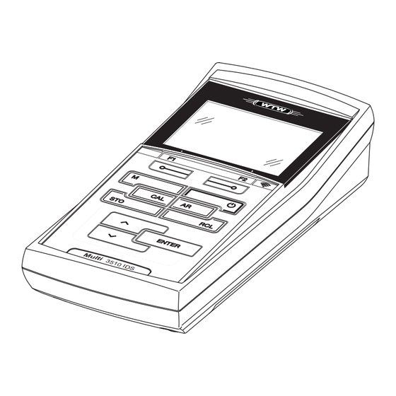 Xylem wtw Multi 3510 IDS Mode D'emploi