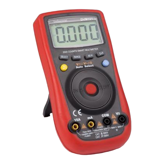 Velleman DVM101 Mode D'emploi