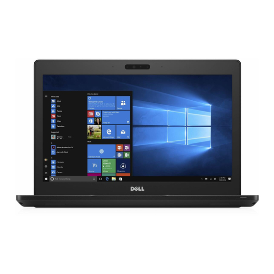 Dell Latitude 5280 Manuel Du Propriétaire