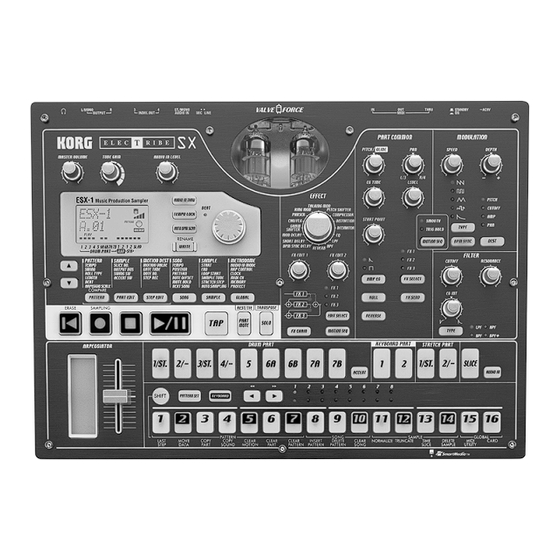 Korg Electribe SX Guide D'utilisation