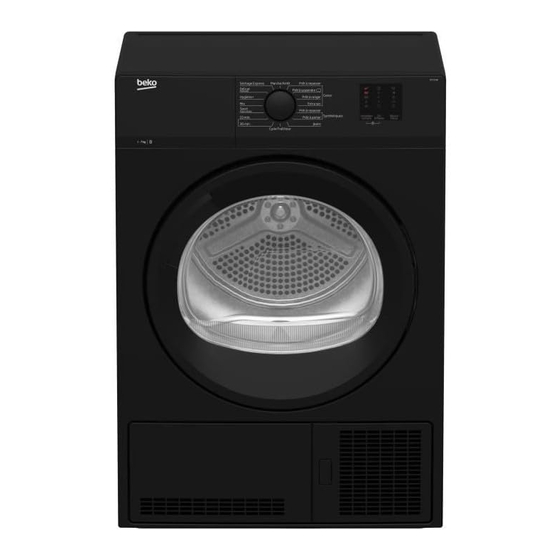 Beko DCY724B Manuel De L'utilisateur