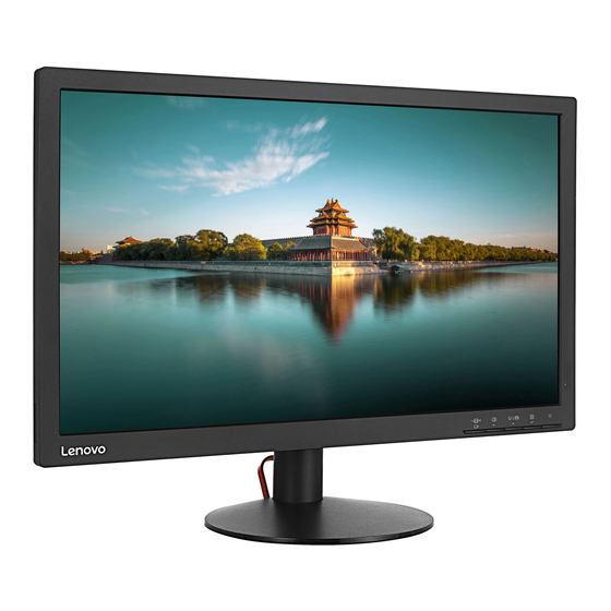 Lenovo ThinkVision T2224dA Guide De L'utilisateur