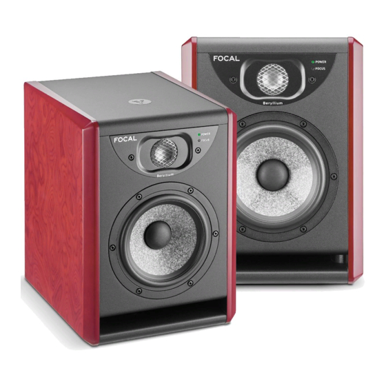 Focal ST6 Manuel D'utilisation