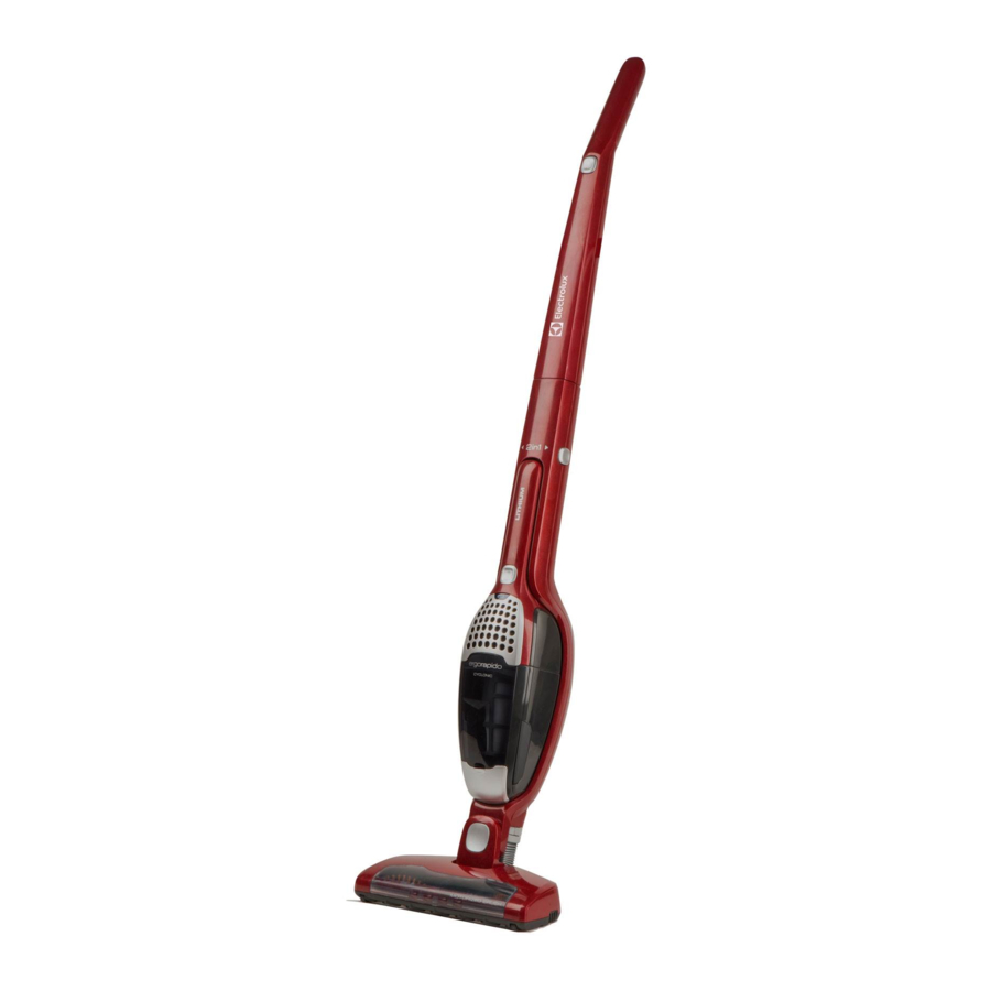 Electrolux ergorapido cyclonic 2in1 Mode D'emploi