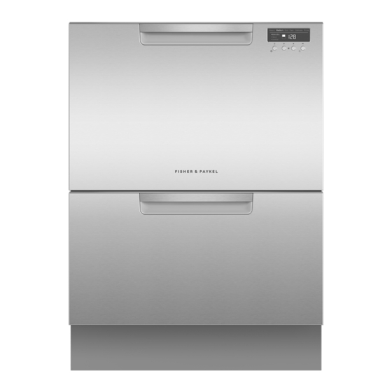 Fisher & Paykel DISHDRAWER DD60 Guide D'utilisation