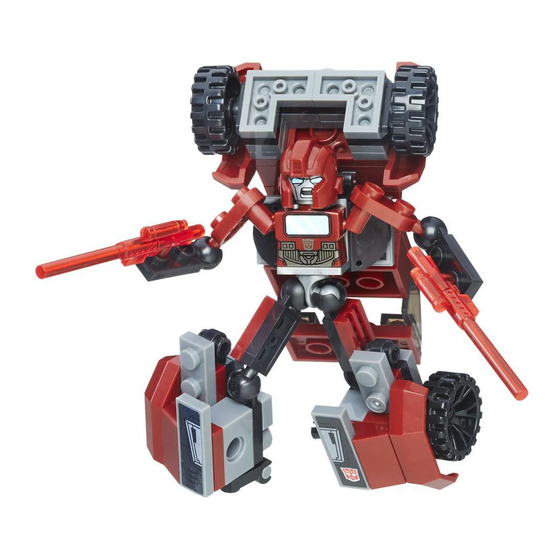 Hasbro KRE-O TRANSFORMERS MORE THAN MEETS THE EYE IRONHIDE KREON BATTLE CHANGER Mode D'emploi