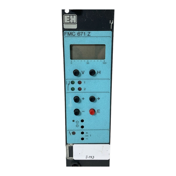 Endress+Hauser FMC 671 Z Instructions De Montage Et De Mise En Service