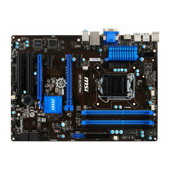 MSI Z87-G41 PC Mate Manuels