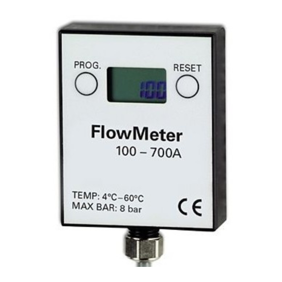 Brita Professional FlowMeter 100-700A Mode D'emploi