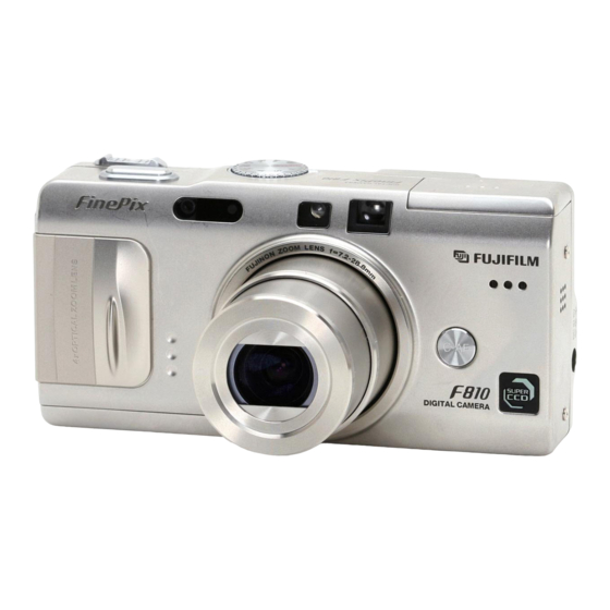 FujiFilm FinePix F810 Mode D'emploi