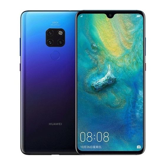 Huawei MAte20 Guide De L'utilisateur