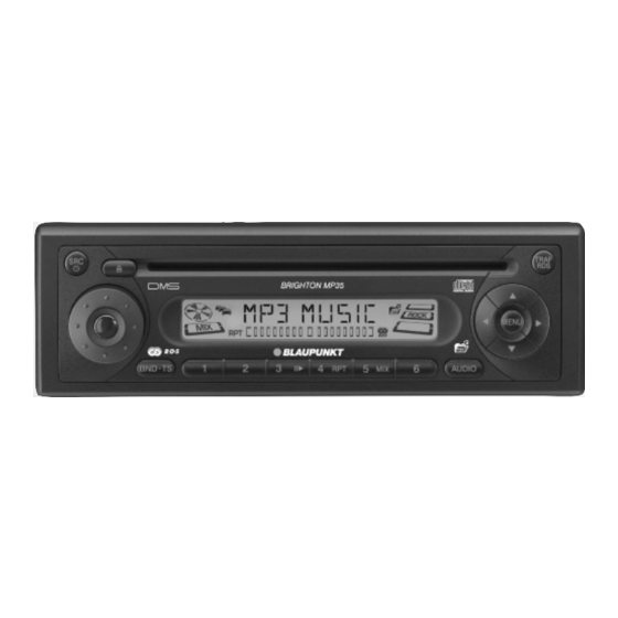 Blaupunkt Brighton MP35 Notice D'emploi