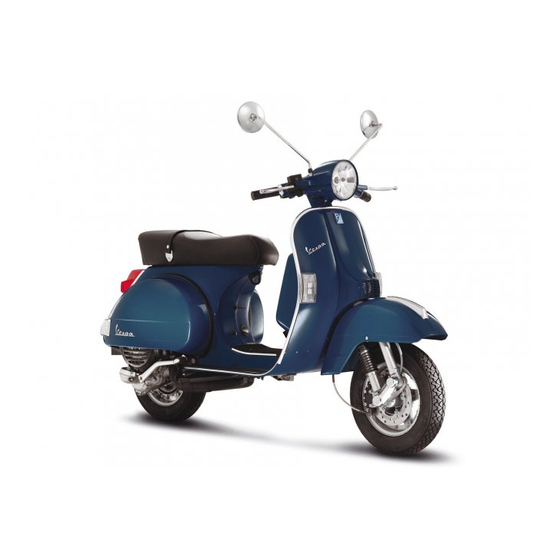 VESPA PX 125 150 Euro 2 Mode D'emploi