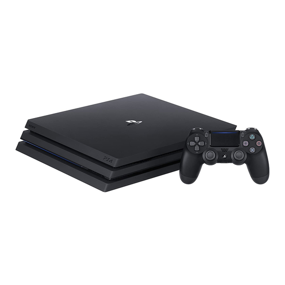 Sony PS4 Guide De Sécurité