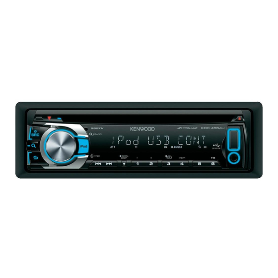 Kenwood KDC-4554U Mode D'emploi