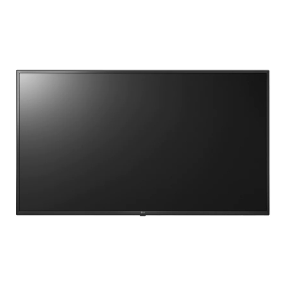 LG Digital Signage 60UL3E Guide De Configuration Rapide