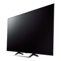 Sony BRAVIA KDL-49WE75 Série Mode D'emploi