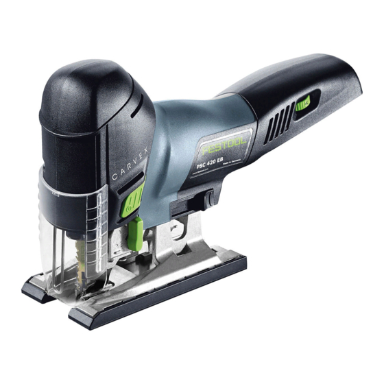 Festool CARVEX PSC 420 EB Mode D'emploi