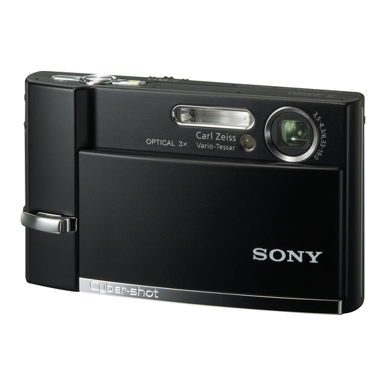 Sony Cyber-shot DSC-T50 Mode D'emploi
