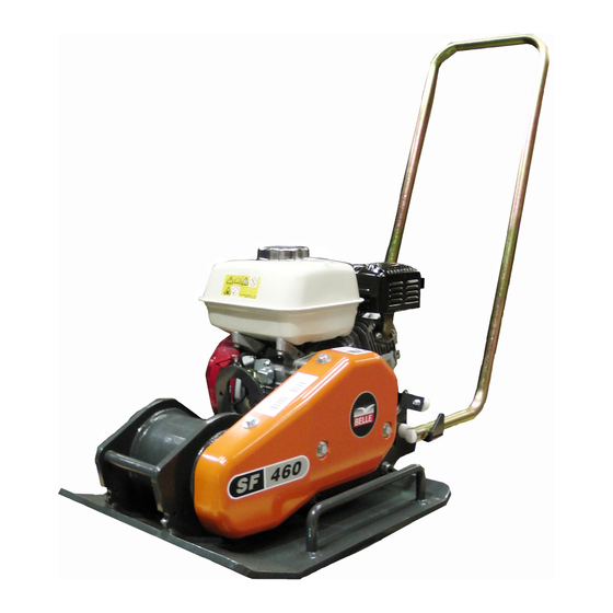 Altrad Belle SF460 PLATE COMPACTOR Manuel De L'opérateur