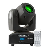 Beamz Panther 40 Led Spot Manuel D'instructions