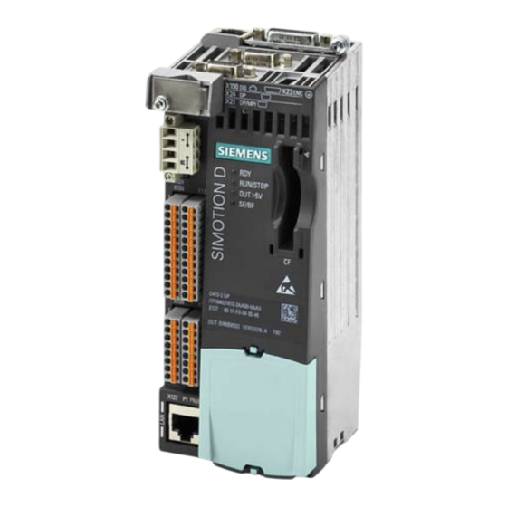 Siemens SIMOTION Manuel
