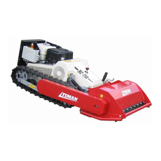 Timan RC-750 Mode D'emploi