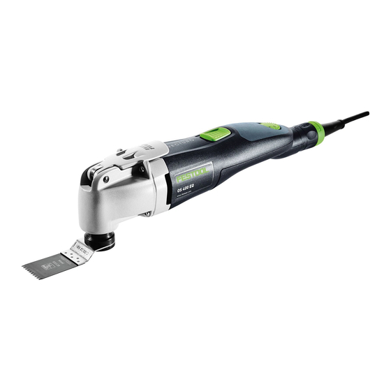 Festool VECTURO OS 400 EQ Mode D'emploi