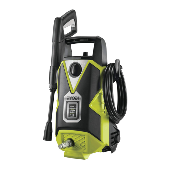 Ryobi RPW110B Traduction Des Instructions Originales