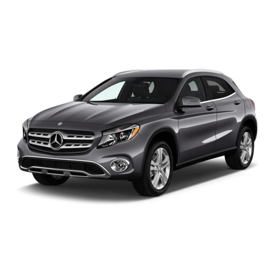 Mercedes-Benz GLA Manuels