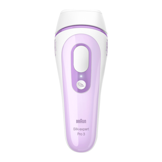Braun Silk-expert Pro 3 Mode D'emploi